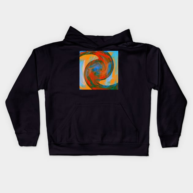 Spin-N-Burn Kids Hoodie by puravidavisions